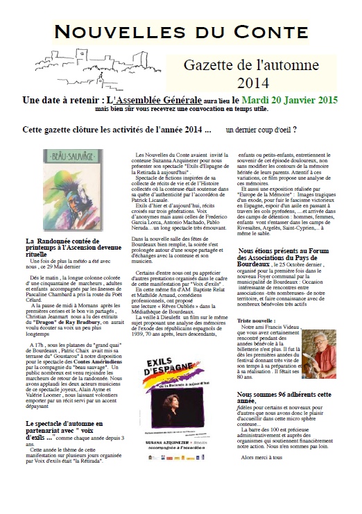 Gazette automne 2014 Page de garde.jpg